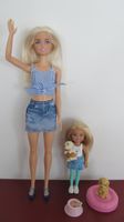 Barbie und Chelsea mit Hündchen und Zubehör