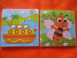 2 Holzpuzzle Set 2