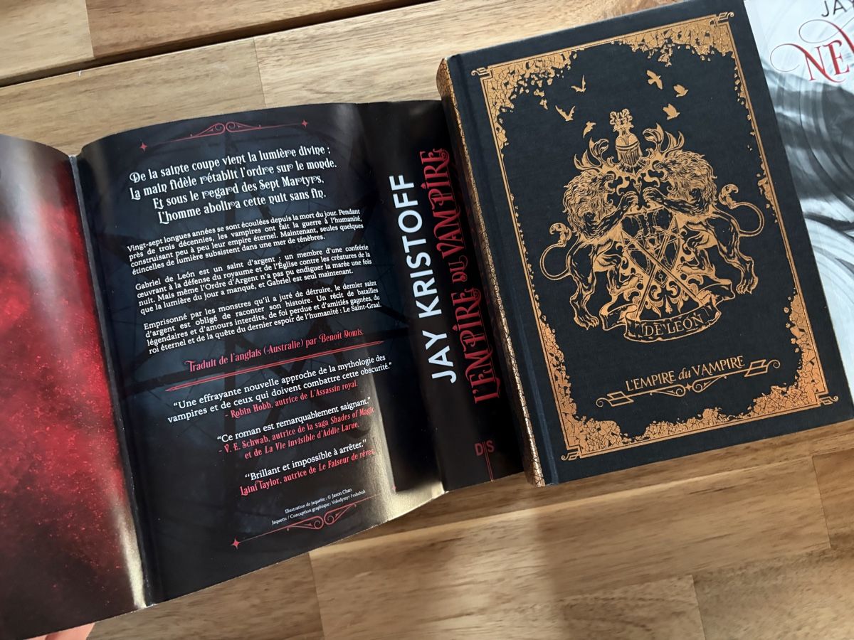 Bücher: L'Empire du Vampire Jay Kristoff  – Gebraucht aus Crissier von Nouchki76 2