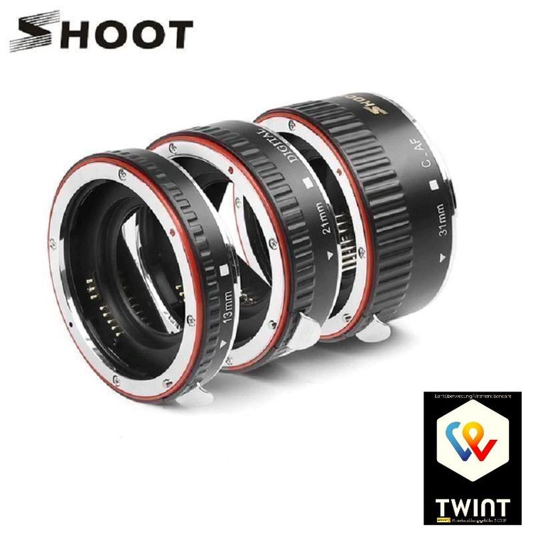 Satz von 3x Makro-Zwischenring für Canon 1