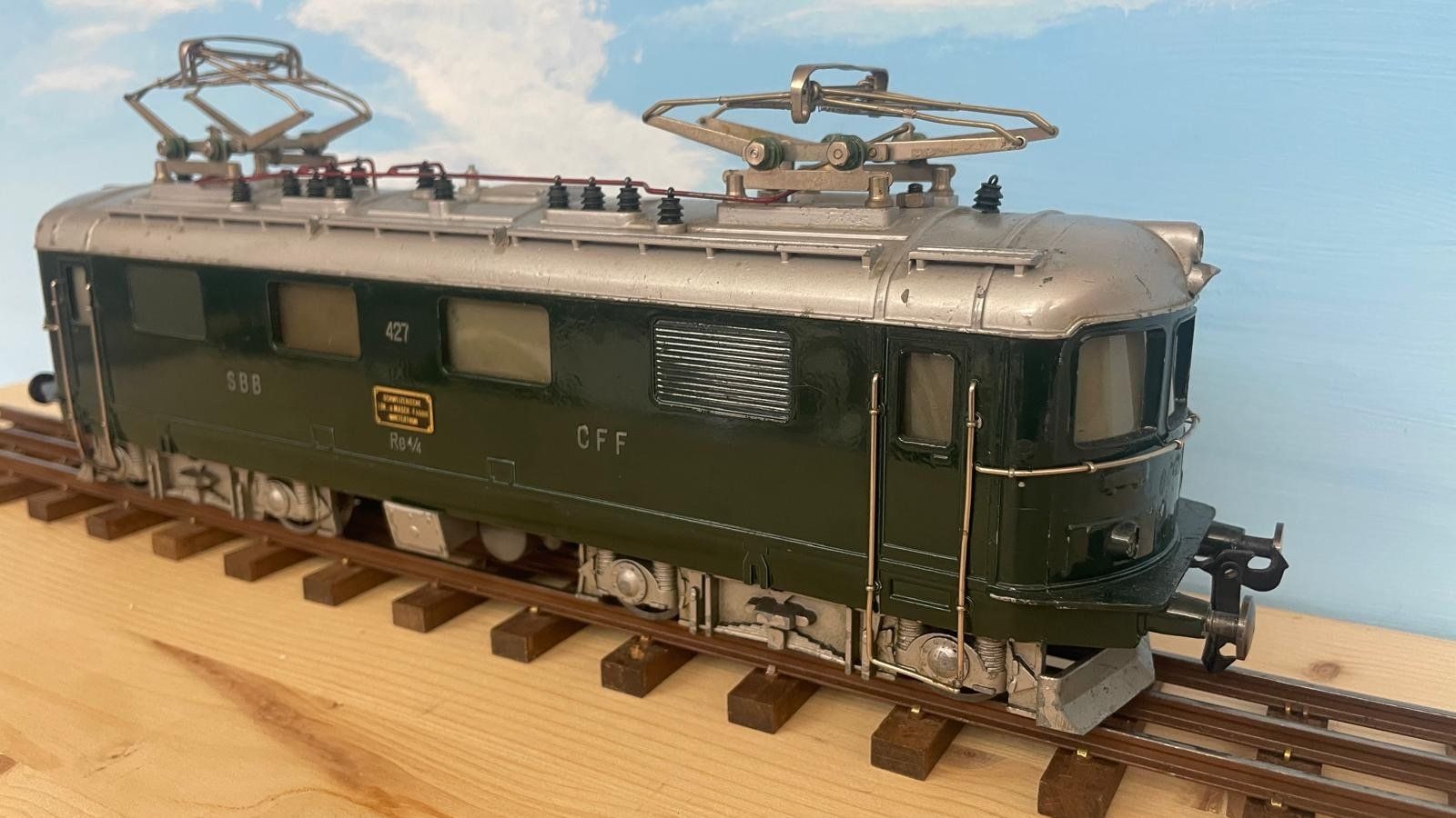 Hag Modellini di ferrovie: HAG Re 4/4 I Spur 0 – Usato da Birmensdorf ZH venduto da 6109 1
