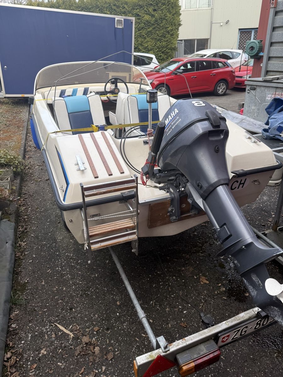 Yamaha Boote: Motorboot mit Trailer zu verkaufen - 8 Ps – Gebraucht aus Cham von Mmylan 4