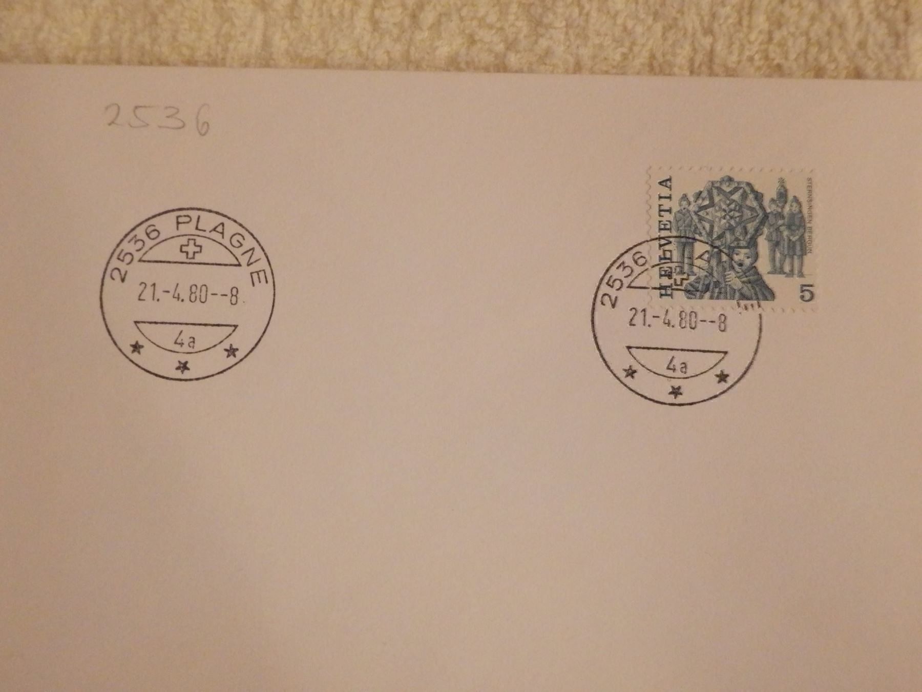 Tutti i francobolli: Lot mit 6 Bedarfsbriefen, Biel / Bienne – Usato da Ueberstorf venduto da dinbau 2