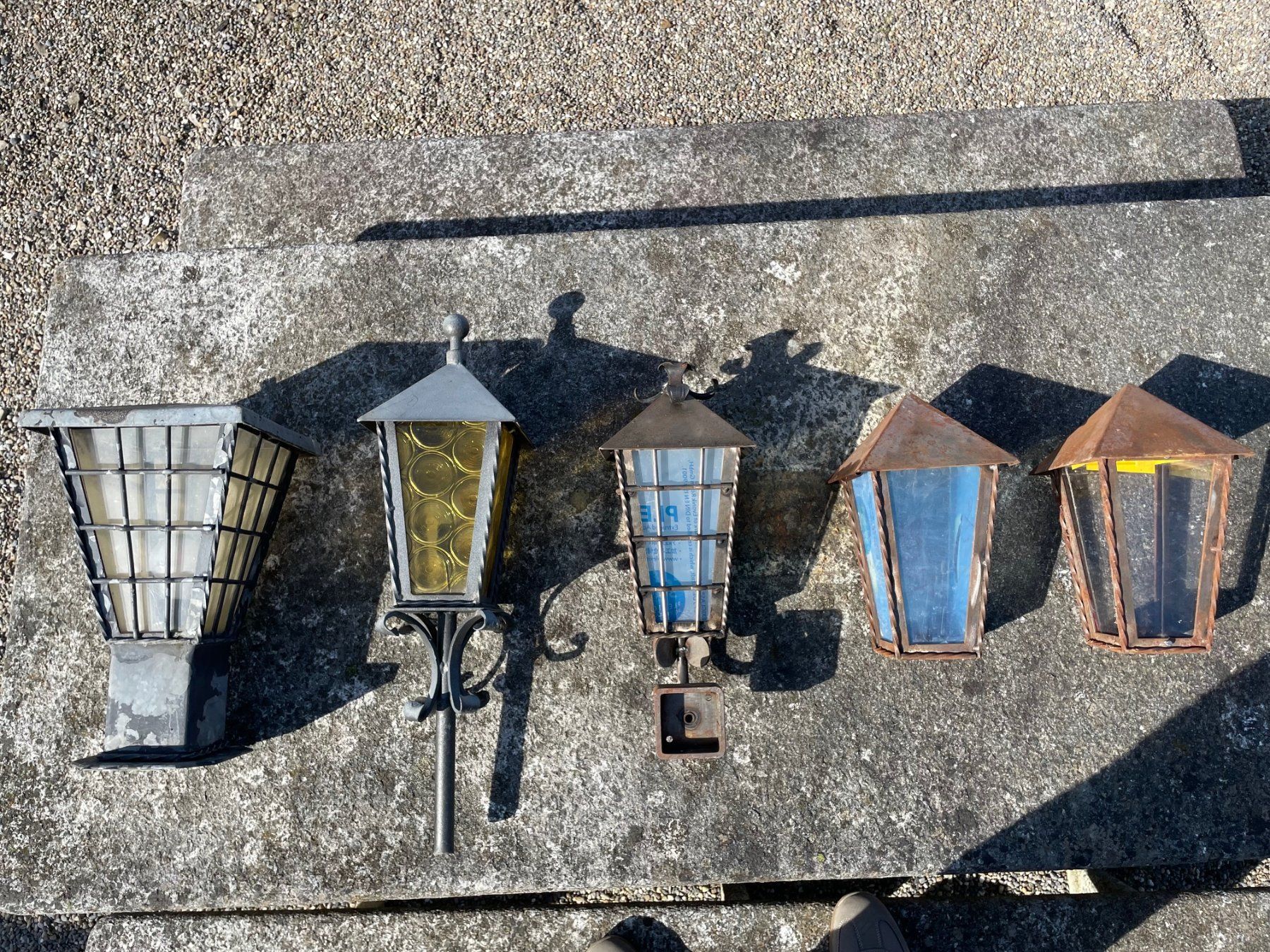 Lampade: Schmiedeeisen-Gartenlampen – Usato da Bünzen venduto da rolfrolf01 1
