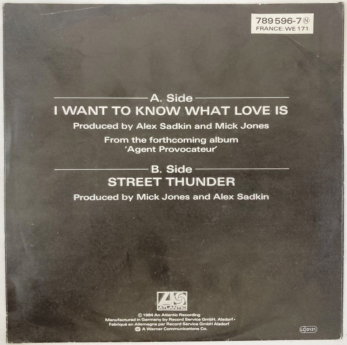 Dischi in vinile: FOREIGNER - I WANT TO KNOW WHAT LOVE IS – Usato da Bottens venduto da hotter-than-hell 1