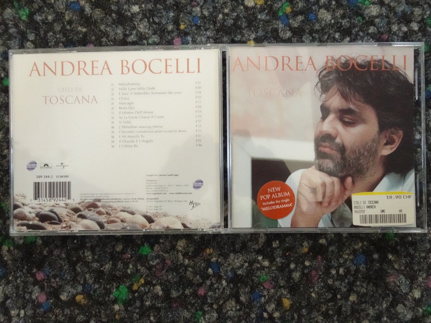 CD: CD : Andrea Bocelli – Usato da Lotzwil venduto da Kiddis