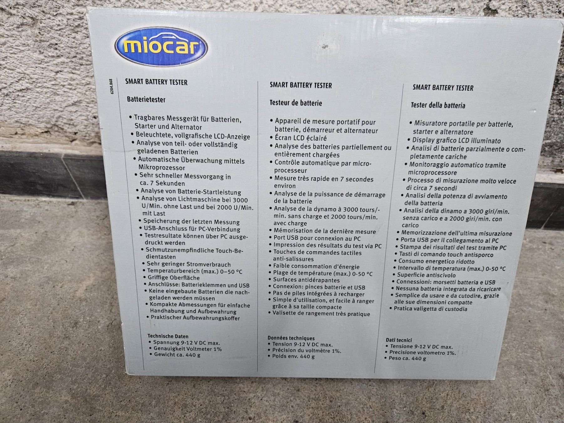 Misurare: Miocar Smart Battery tester – Nuovo e nell'imballaggio originale da Viganello venduto da Alpha1997 2