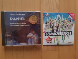 2 CD neu Kinder Schwiizergoofe + Daniel G.Bächli Weihnachten