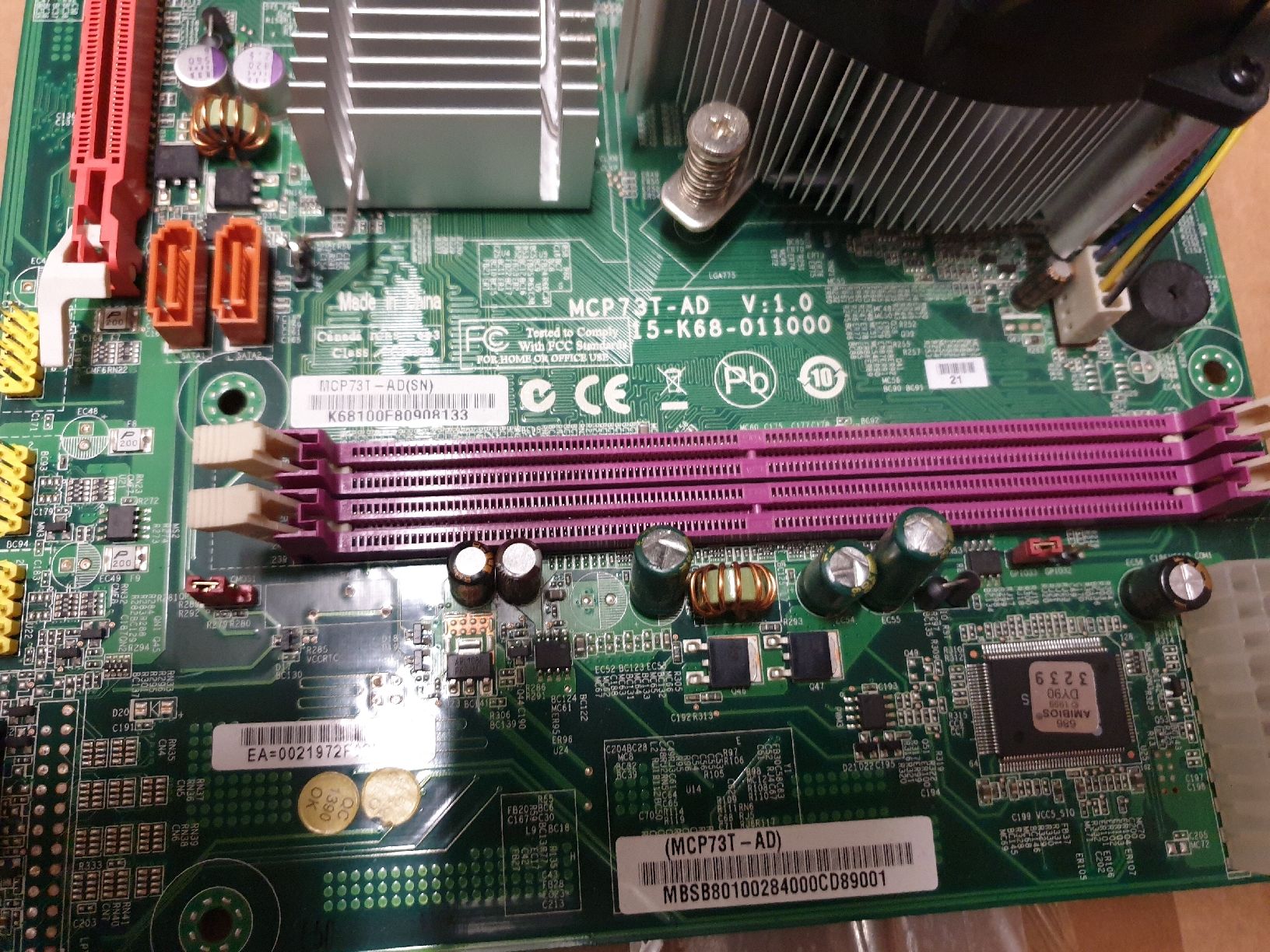 Cartes mère: Mainboard MCP73T-AD V:1.0 – D'occasion à Ittigen par Ziok187 1