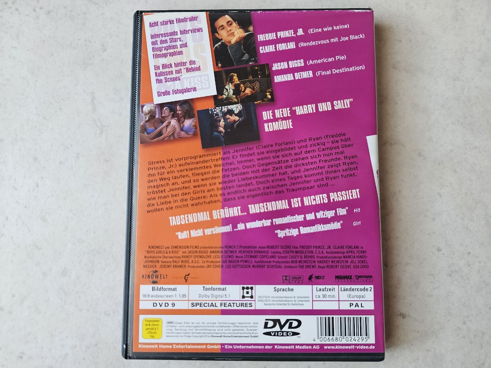 Tutti i DVDs: Boys Girls & A Kiss – Usato da Schneisingen venduto da backstore24 1