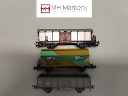 Roco 3-teiliges diverses Güterwagenset SBB CFF FFS DC H0 OVP