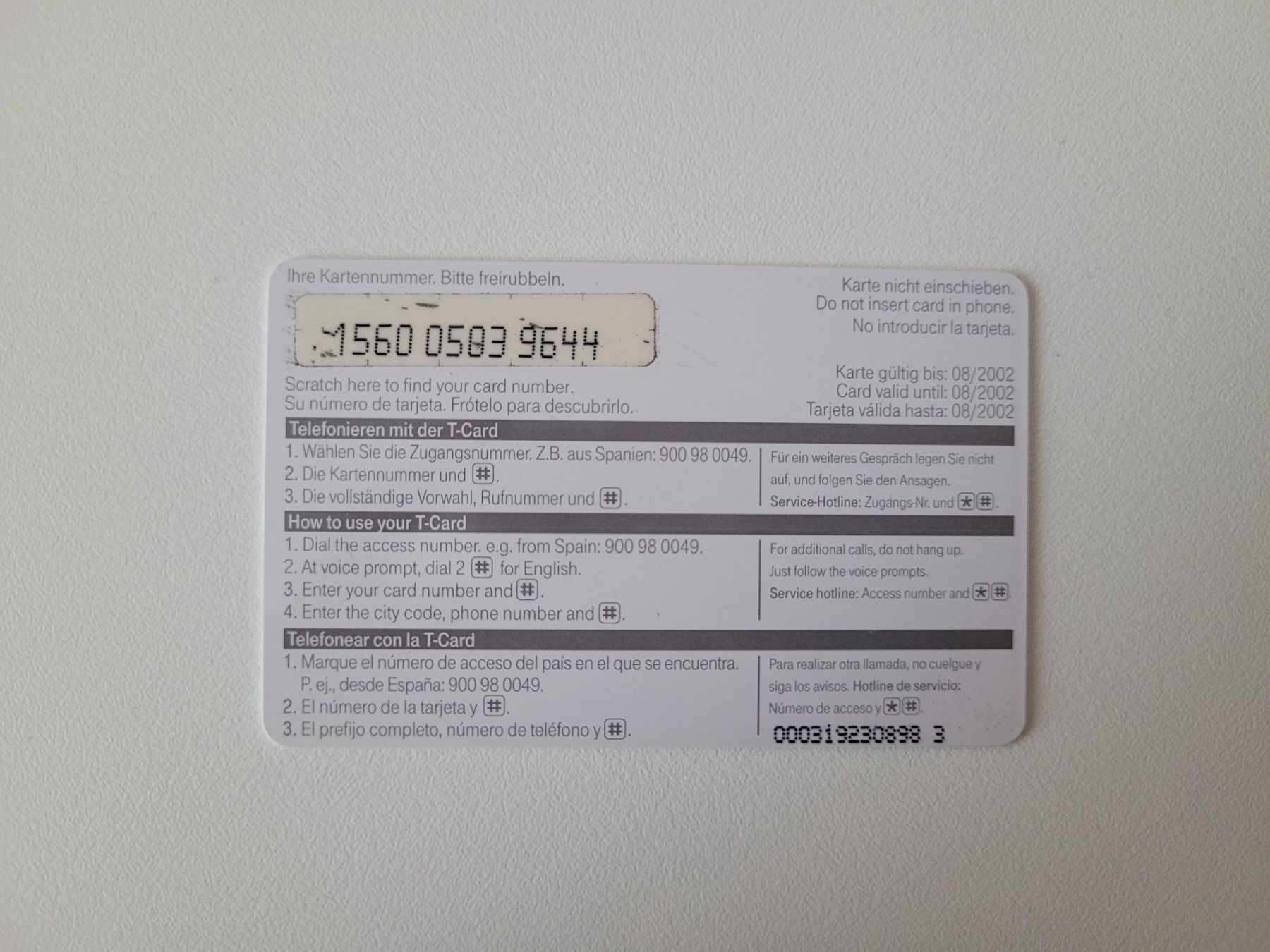 Cartes de téléphone: Telefonkarte Spanie – D'occasion à Inwil par Flower2325 1