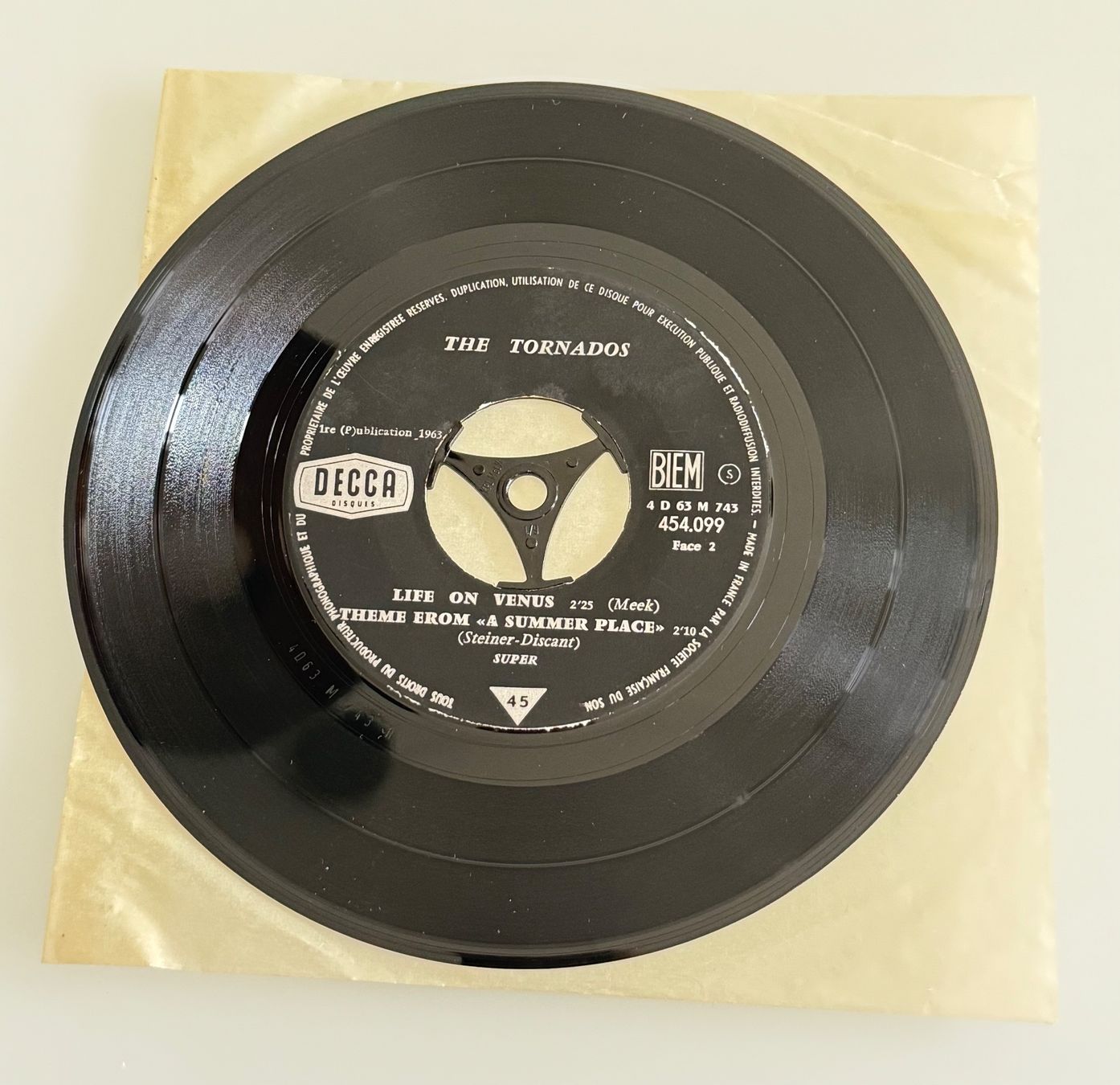 Dischi in vinile: The Tornados - Robot - EP 45T Decca – Usato da Denges venduto da peumens 3