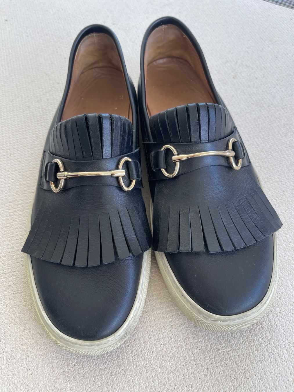 Scarpe da donna: Sneakers Loafer Gr 38.5 Leder schwarz – Usato da Küsnacht ZH venduto da divarocci