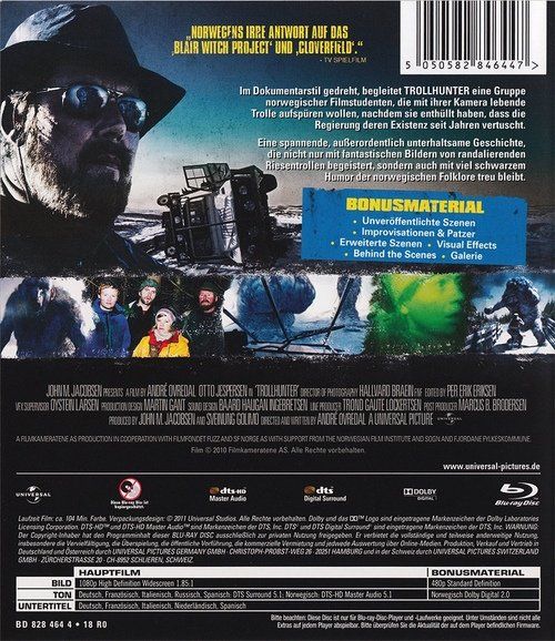 Tous les DVDs: Trollhunter (Blu-ray) – Neuf (Voir description) à Volketswil par Fraese1 1