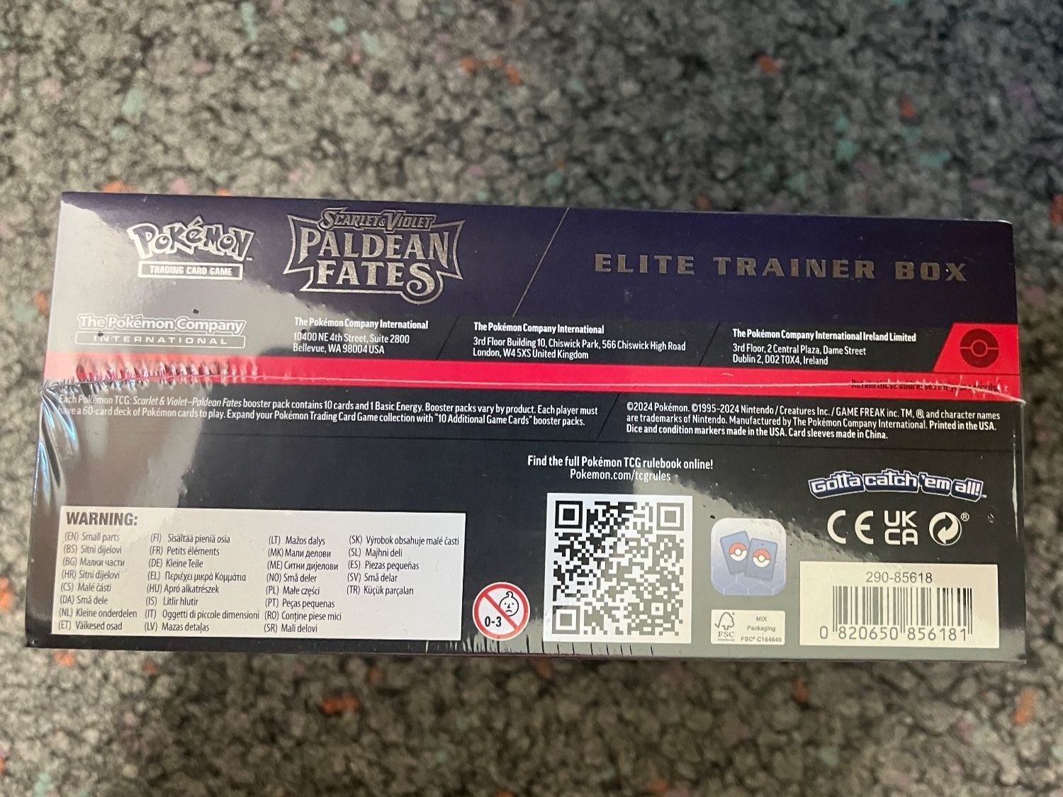 Pokémon Carte collezionabili: Paldean Fates Elite Trainer Box – Nuovo e nell'imballaggio originale da St. Niklaus VS venduto da tru_vj5x 5