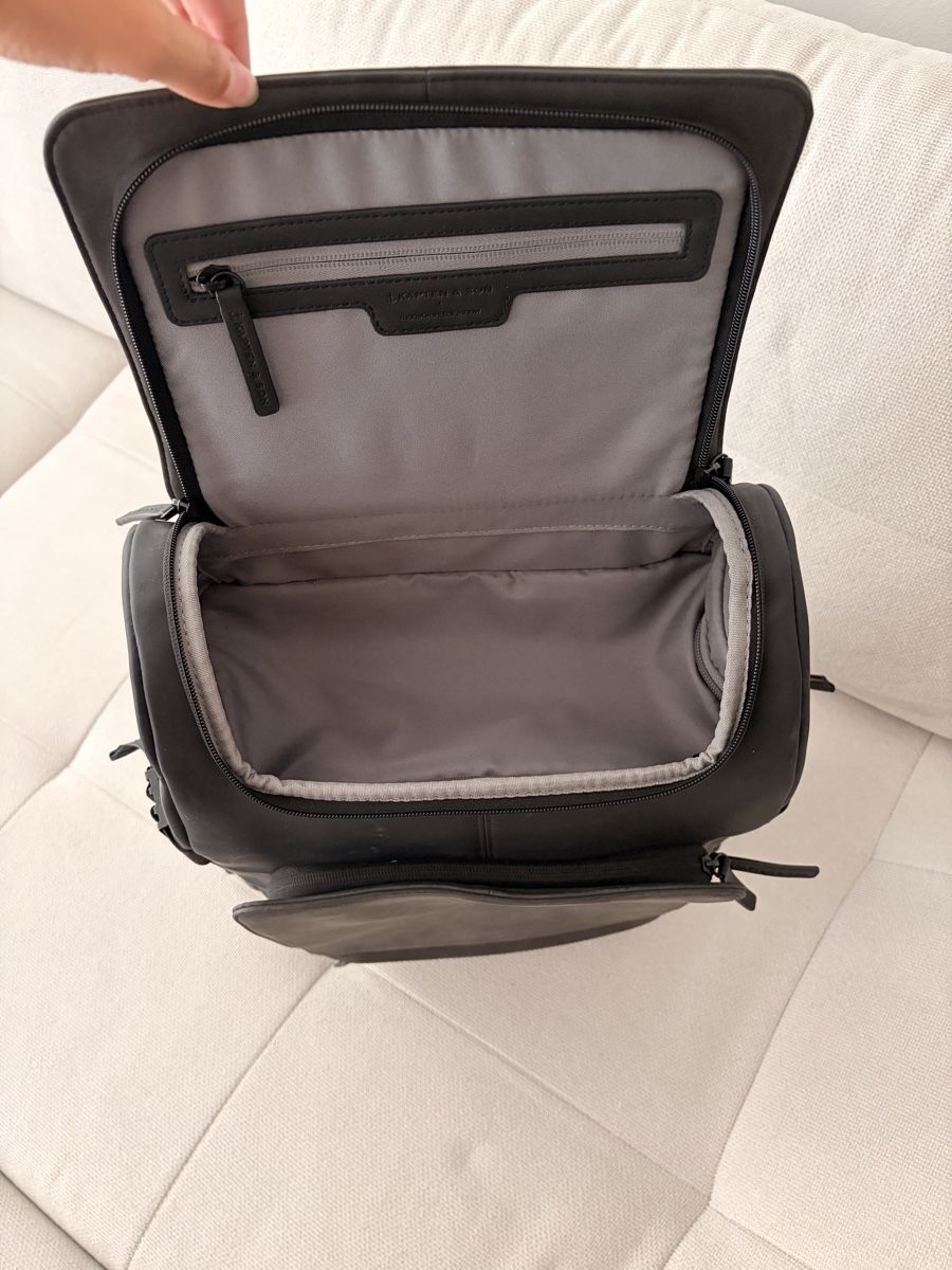 Kapten & Son Zaini: Kapten & Son Bali Medium Rucksack All Black – Usato da Zürich venduto da badaha 4