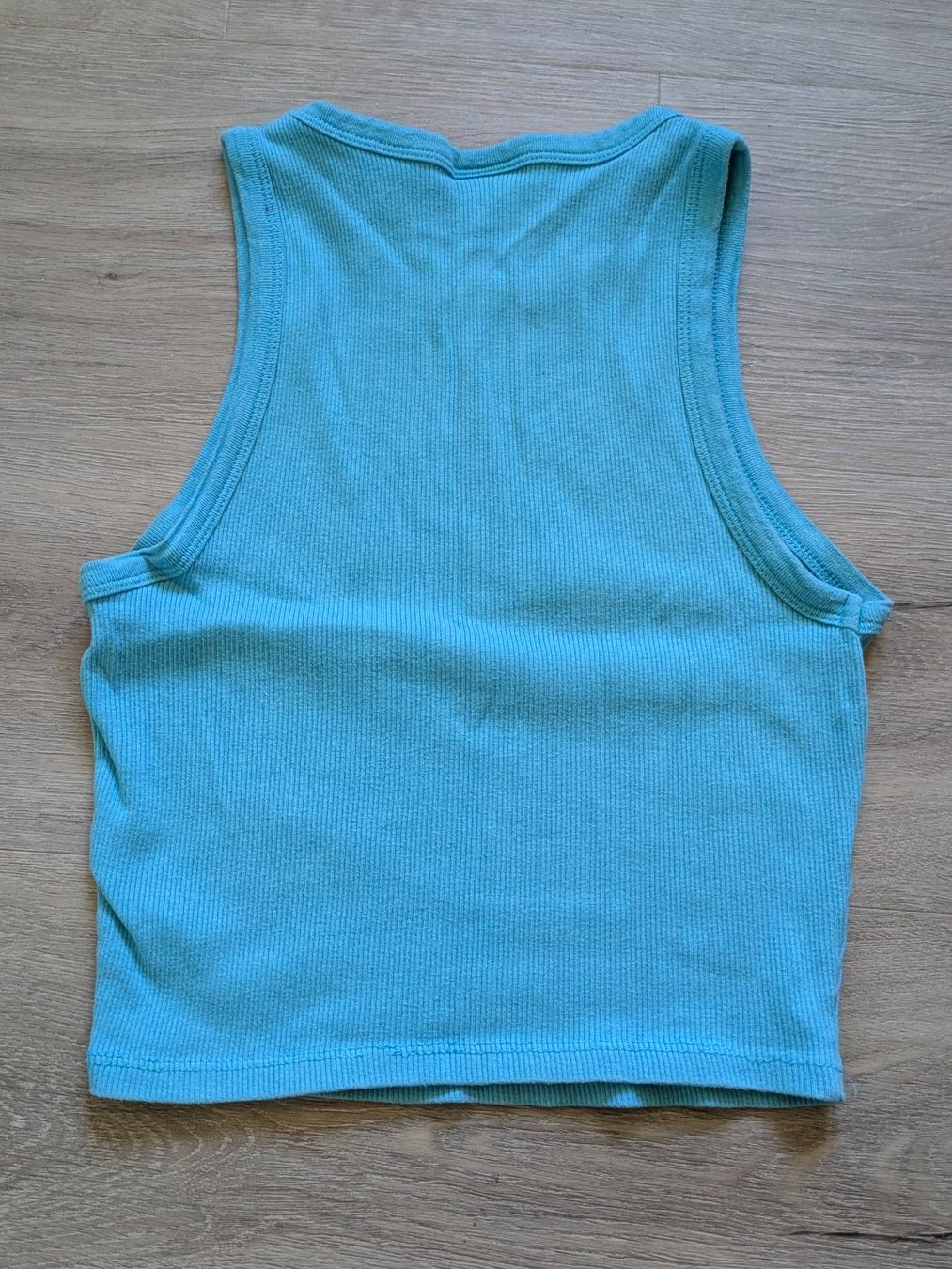 Bershka Top: Top bleu turquoise Bershka, S – Usato da Orsieres venduto da IndianaJones50a 1