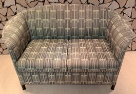 Sofa klein leicht Stoffbezug ideal für kleine Zimmer 2Plätze