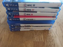 TOP Sammlung Spiele - FIFA, NHL PS4 / PS5