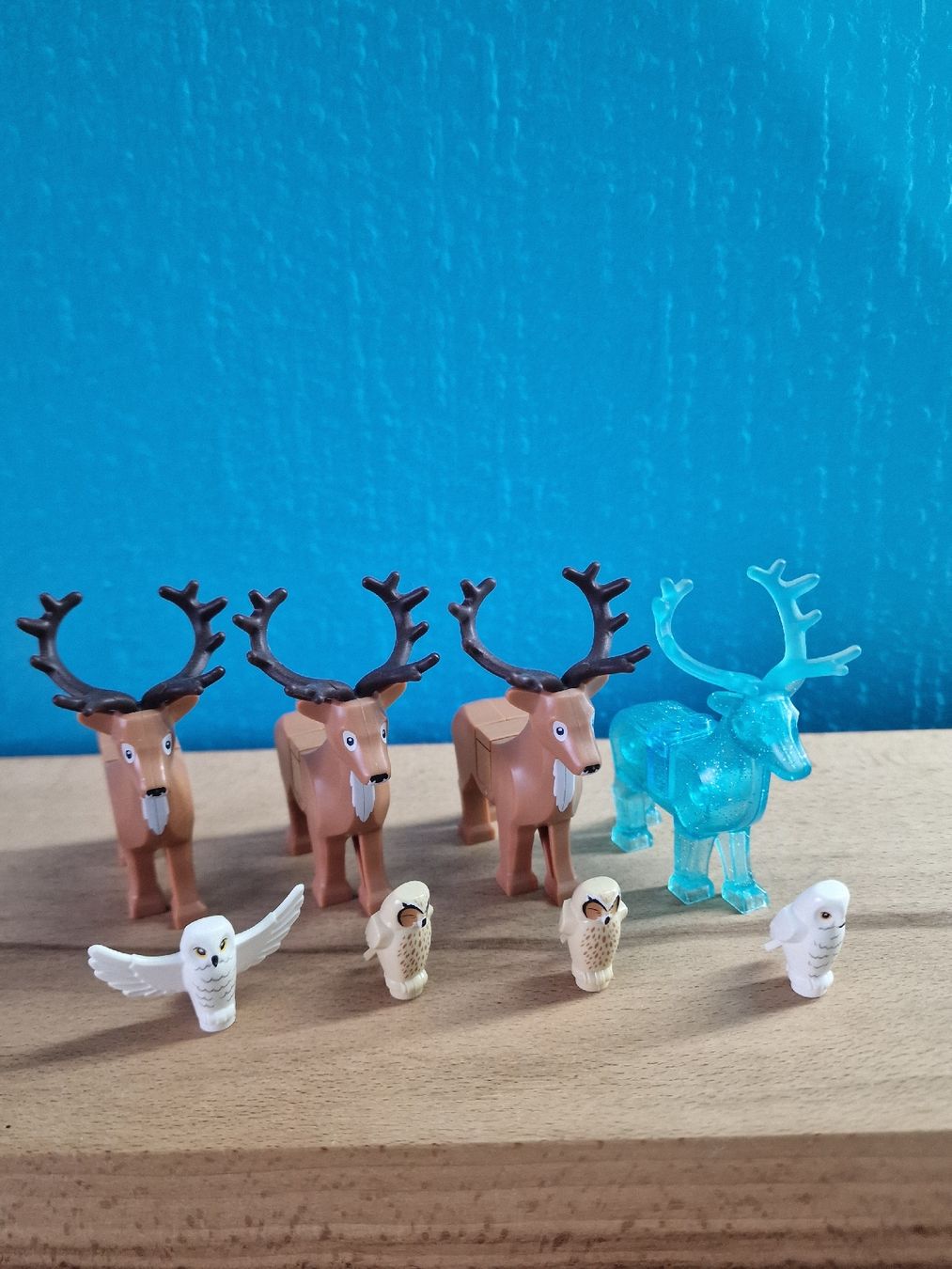 Lego Giocattoli: Lego Tiere Set Hirsche und Eulen – Usato da Reichenburg venduto da Kiwi1403