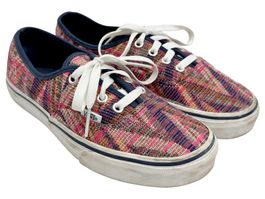 Baskets Vans Authentic Woven Chevron Pink/ White Pointure 38