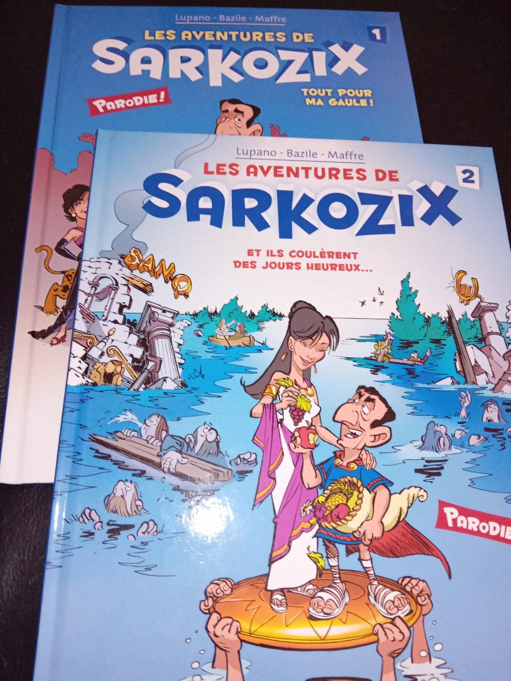 Fumetti: Les avventures de SARKOZIX n.1 e n.2 – Usato da Biasca venduto da Old_6blh