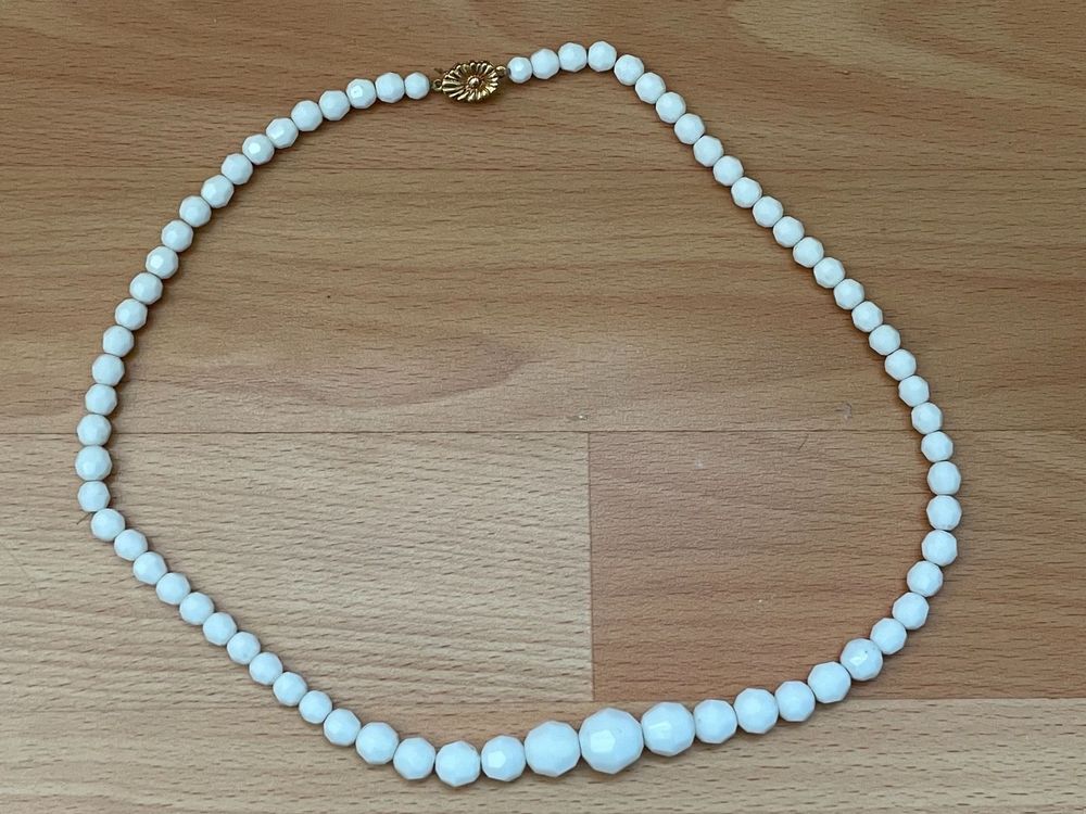 COLLIER FANTAISIE PERLES PIERRES AGATE NATURELLE 75 GRAMMES W1121