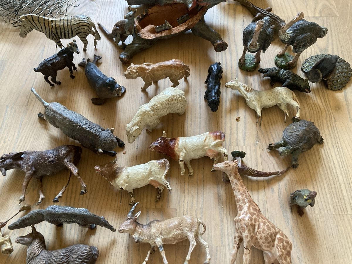 Figuren: Elastolin Zoo 1930-1960 Antik – Defekt aus Herisau von Sifgana 3