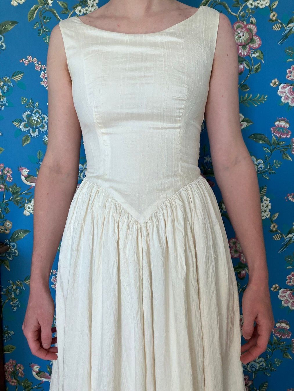 Vestiti: (Hochzeits)Kleid aus Rohseide – Usato da Bolligen venduto da fam_6dzp 2