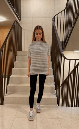Strickponcho Damen Grösse L