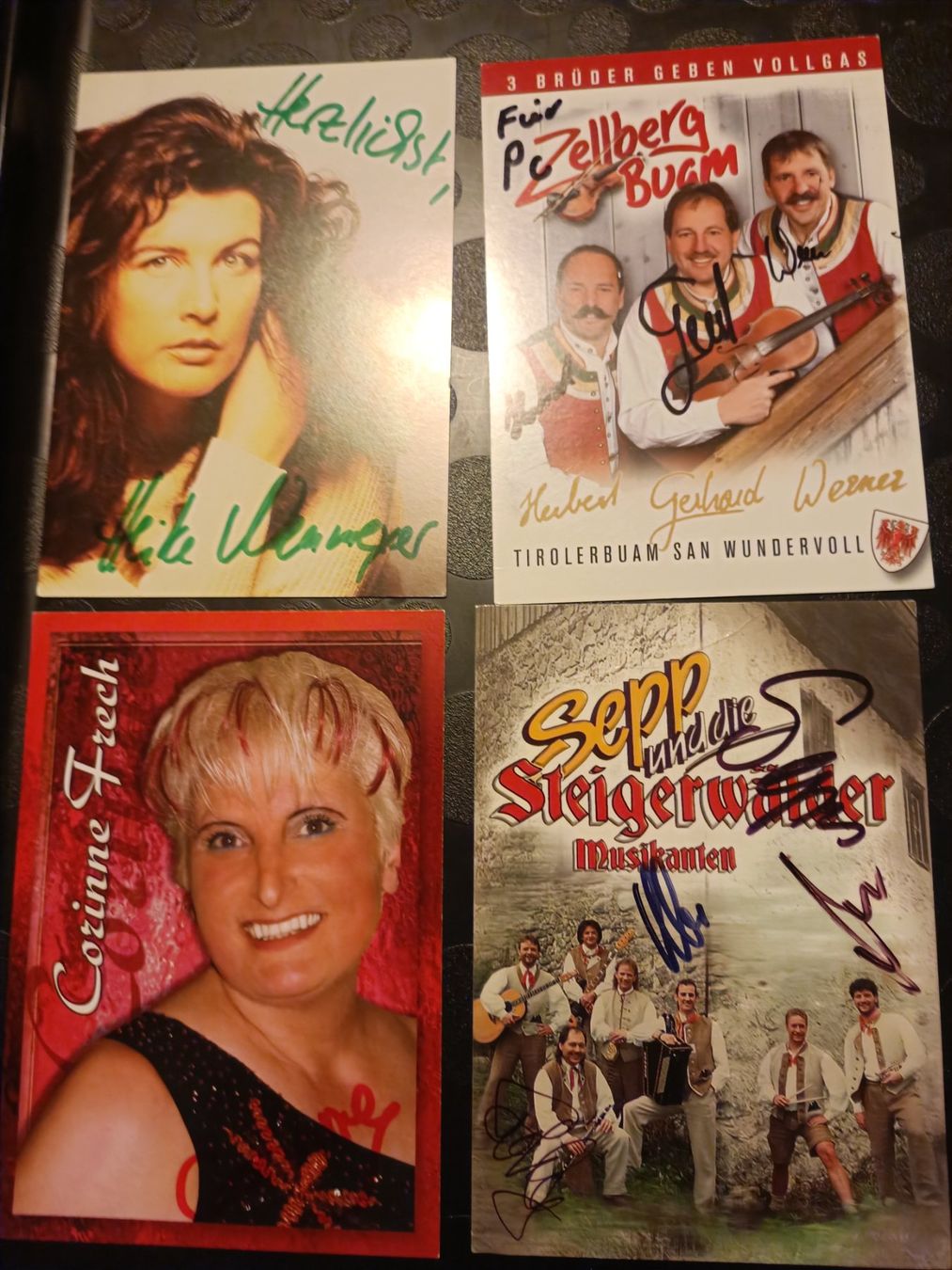 Autografi: Schlager Mix  - 4x handsigniert – Usato da Menziken venduto da Artographs