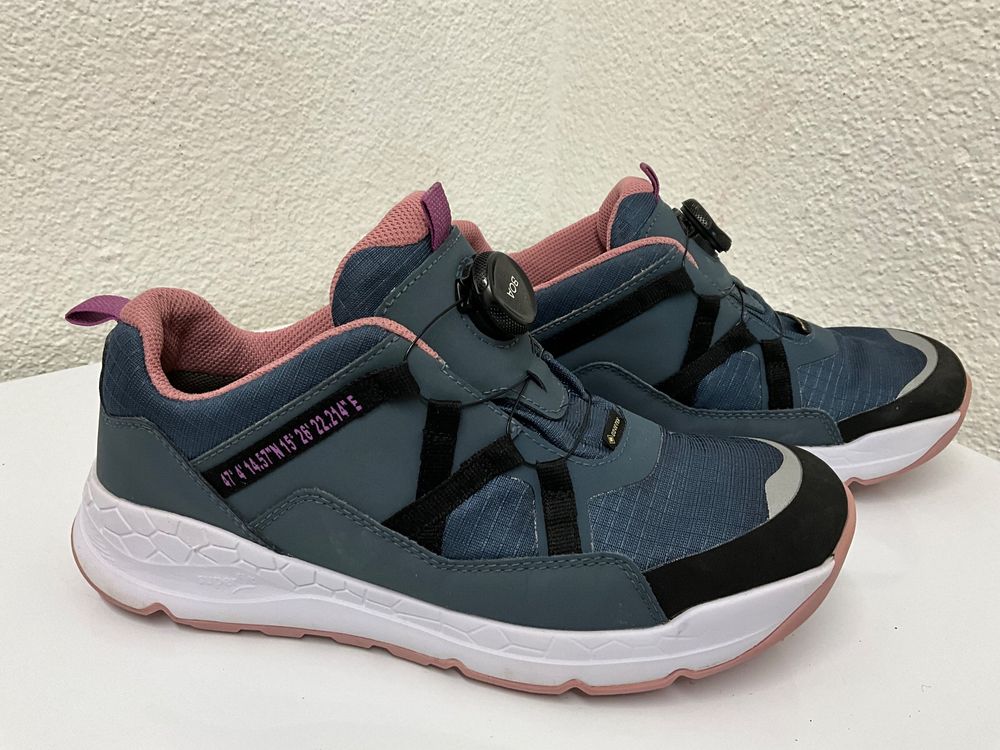 Schuhe für Kinder SUPERFIT FREERIDE GoreTex blau/rosa