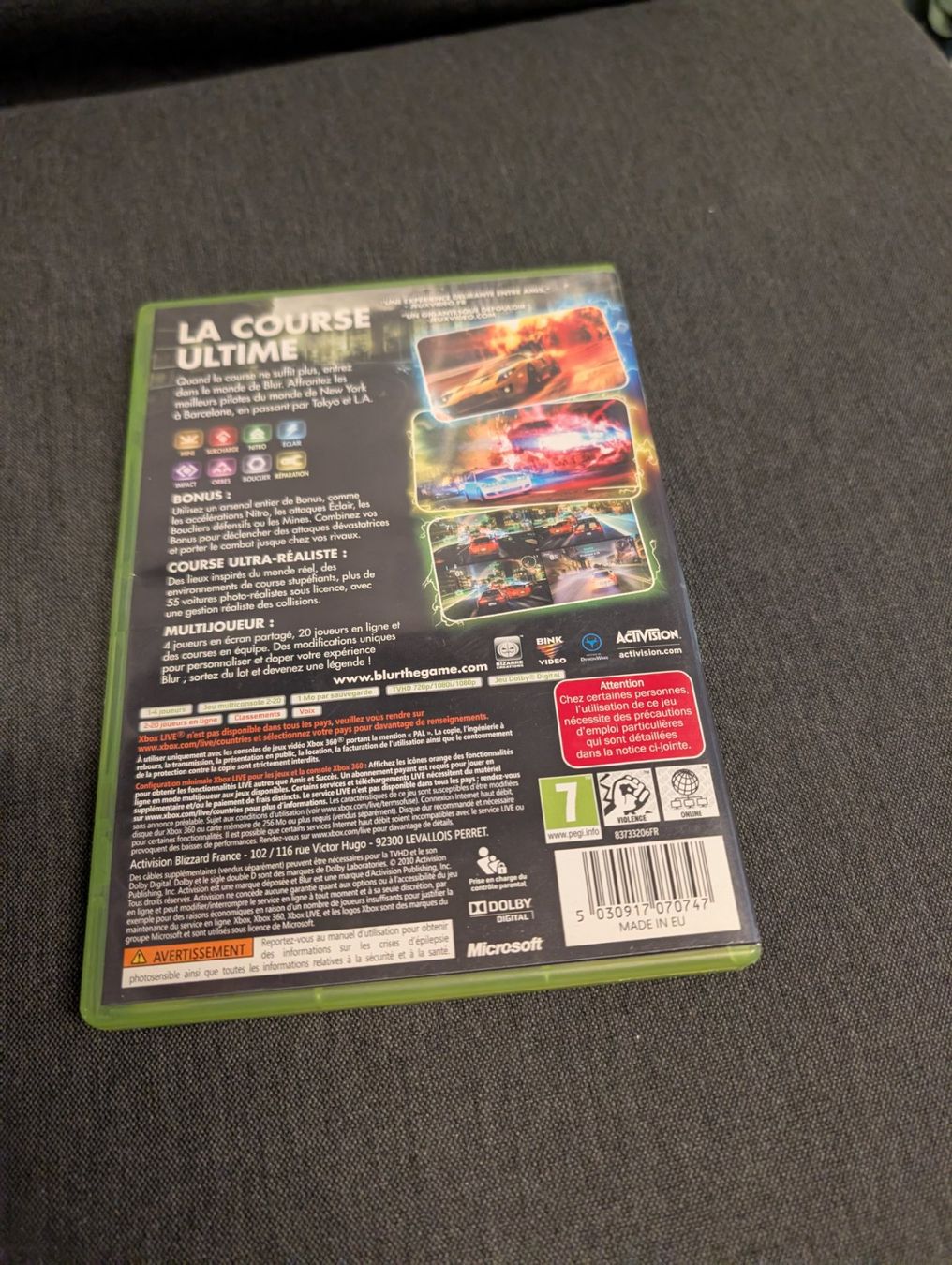 Spiele: Blur Microsoft Xbox 360 – Gebraucht aus Giubiasco von Tici__nerd_Giubiasco 1