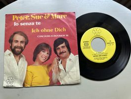 PETER SUE & MARC SCHELL Single SWISS Lo senza te EUROVISION