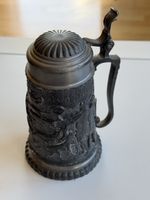 Bierkrug WMF Zinn mit Relief Jagdmotiv(2I6)