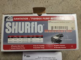 SHURFLO 3200 Macerator Pumpe - Sanitär / Fishbox 12V