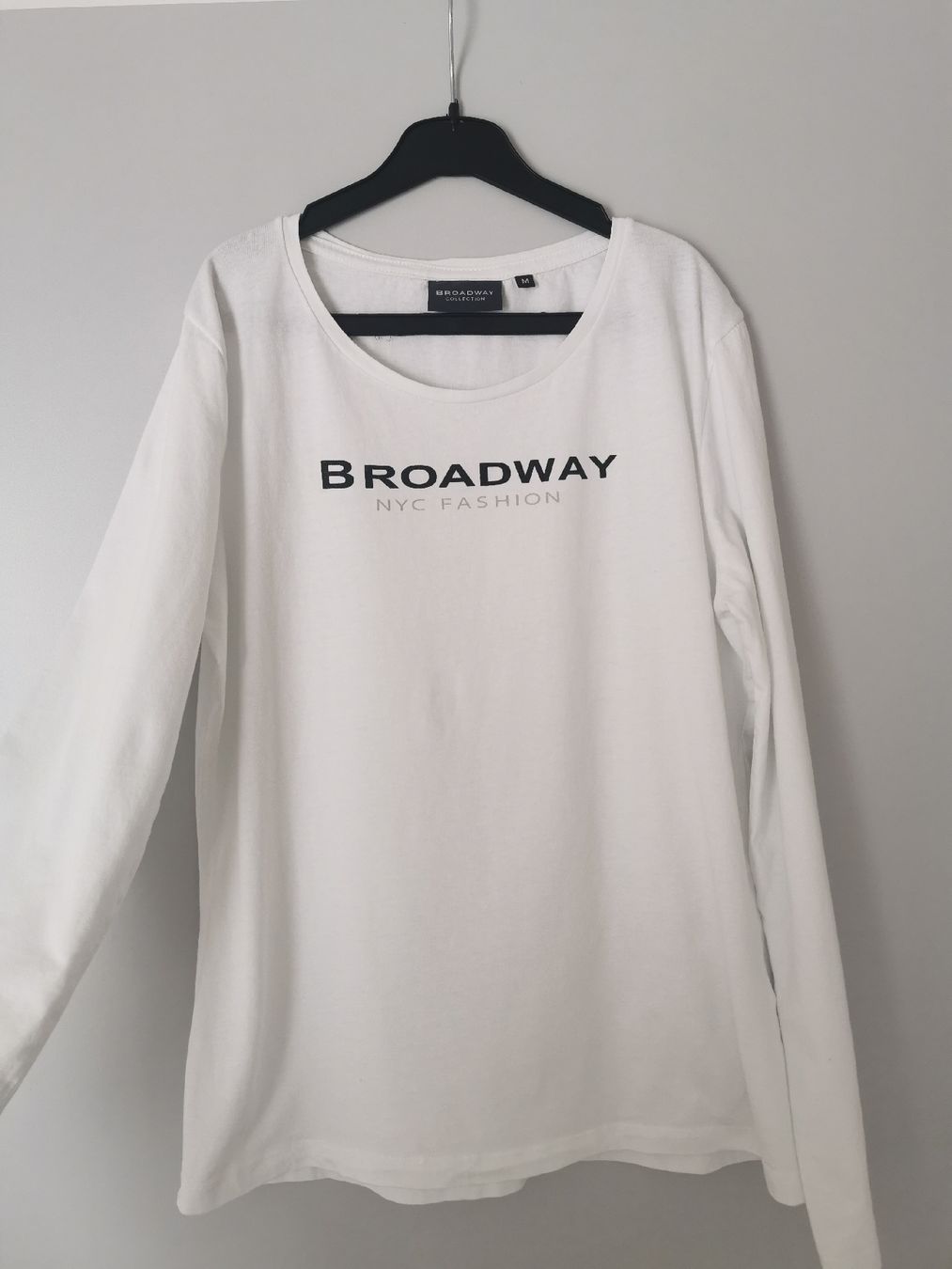 T-shirt: Broadway Langarmshirt Weiss Gr M  – Usato da Glattbrugg venduto da riseca 1