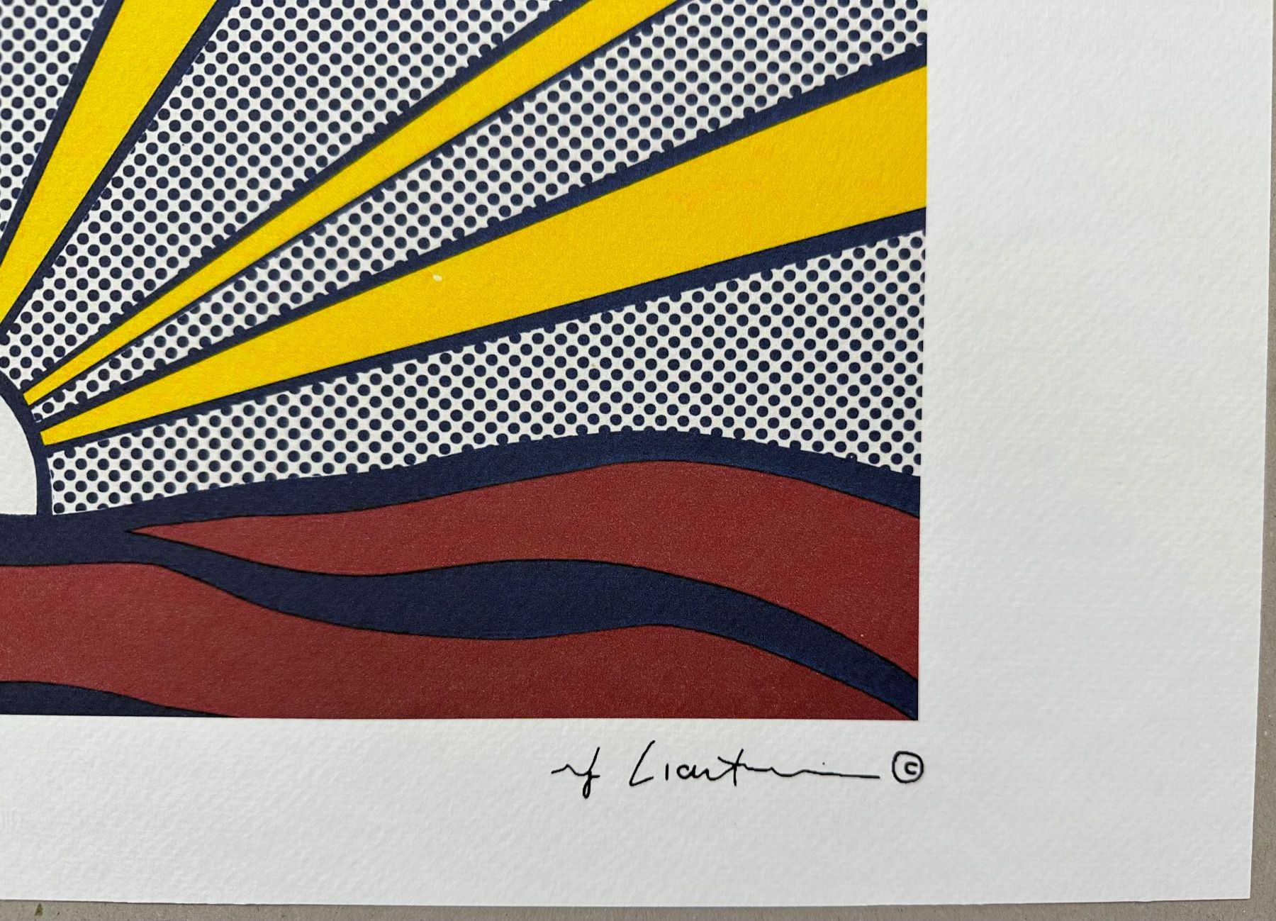 Poster & Bilder: Roy Lichtenstein: Sunset 20/150 – Neu (gemäss Beschreibung) aus Meilen von Smgdesign 2