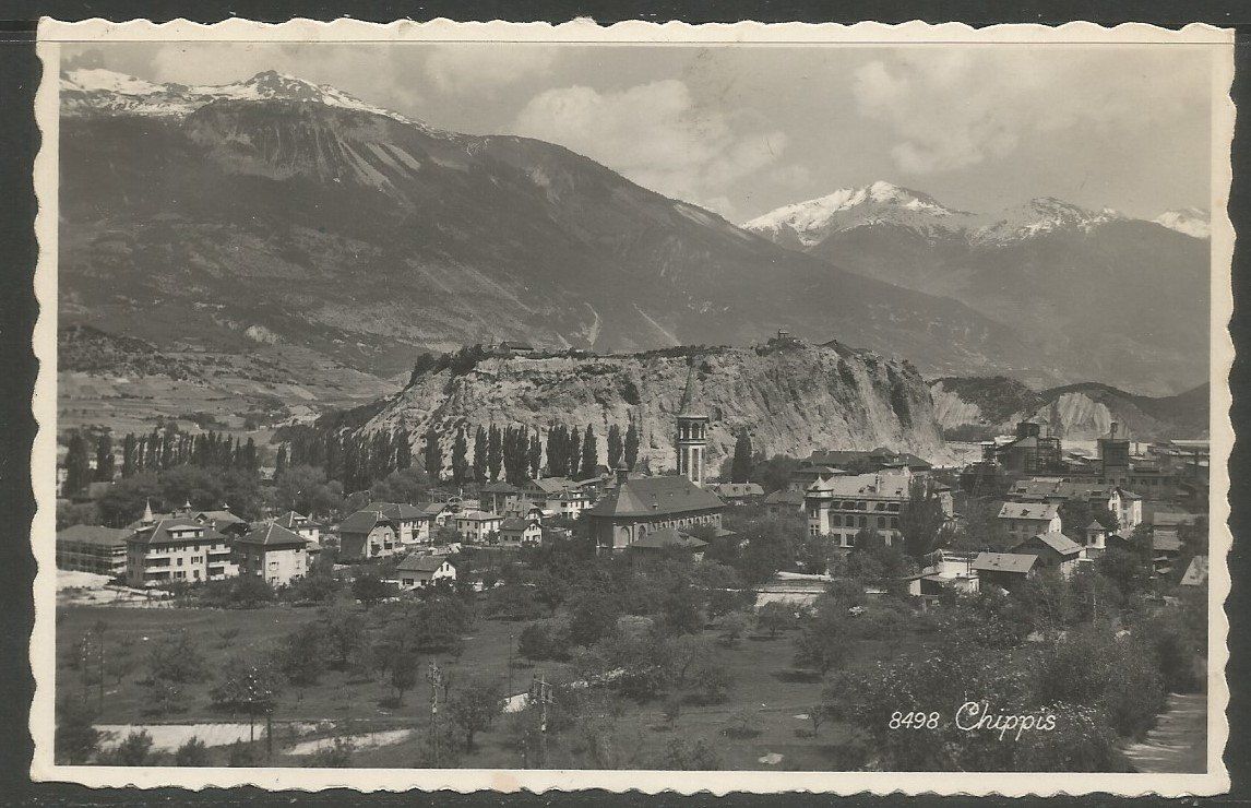 Ansichtskarten: Carte P de 1949 ( Chippis ) – Gebraucht aus La Russille von Nono4