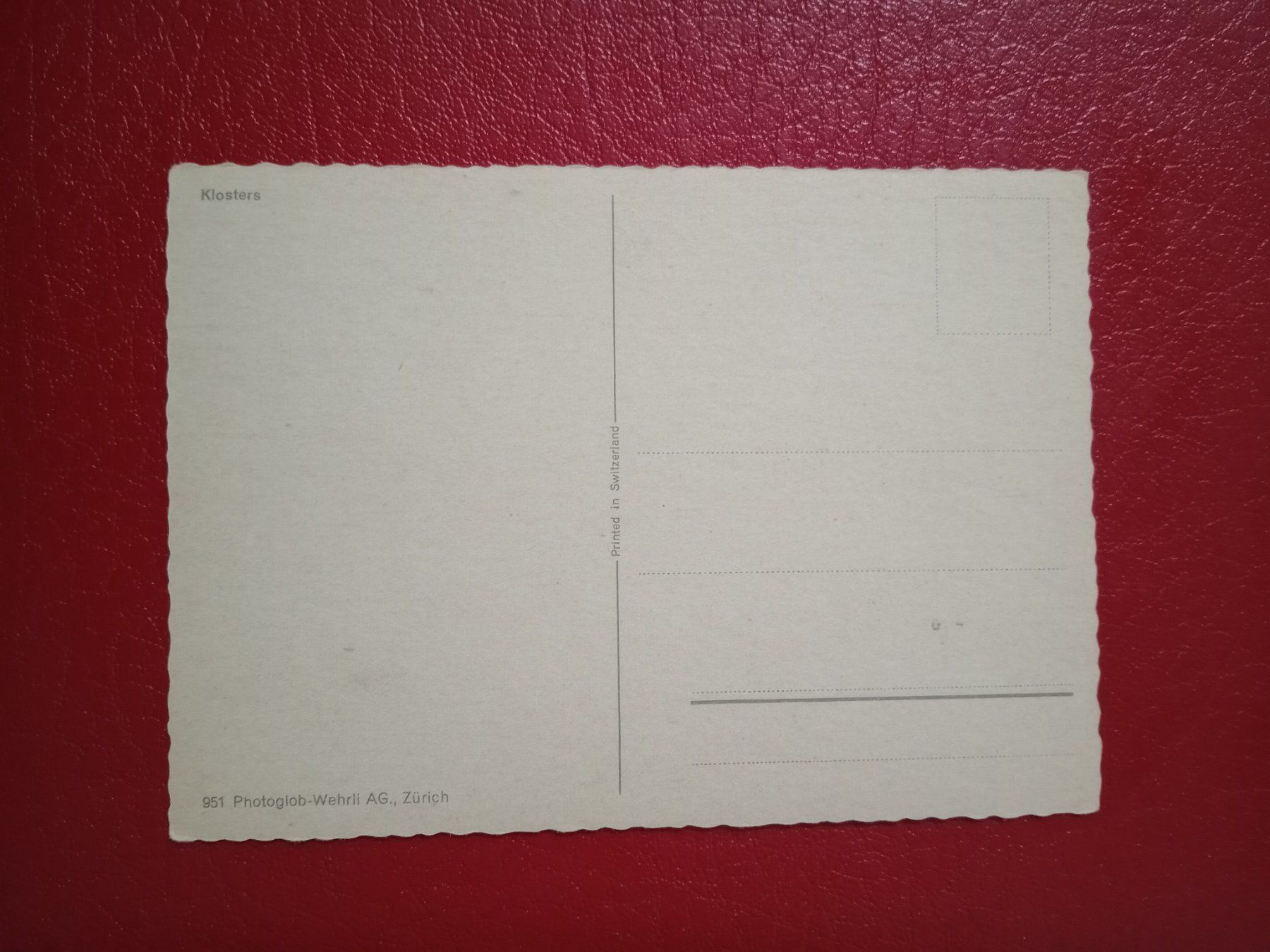 Cartoline postali: Klosters Graubünden ältere Edition – Usato da Küttigen venduto da Melisch1000 1