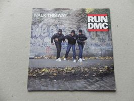 Single 7" USA Hip - Hop Kult Group Run DMC Hit Walk this Way