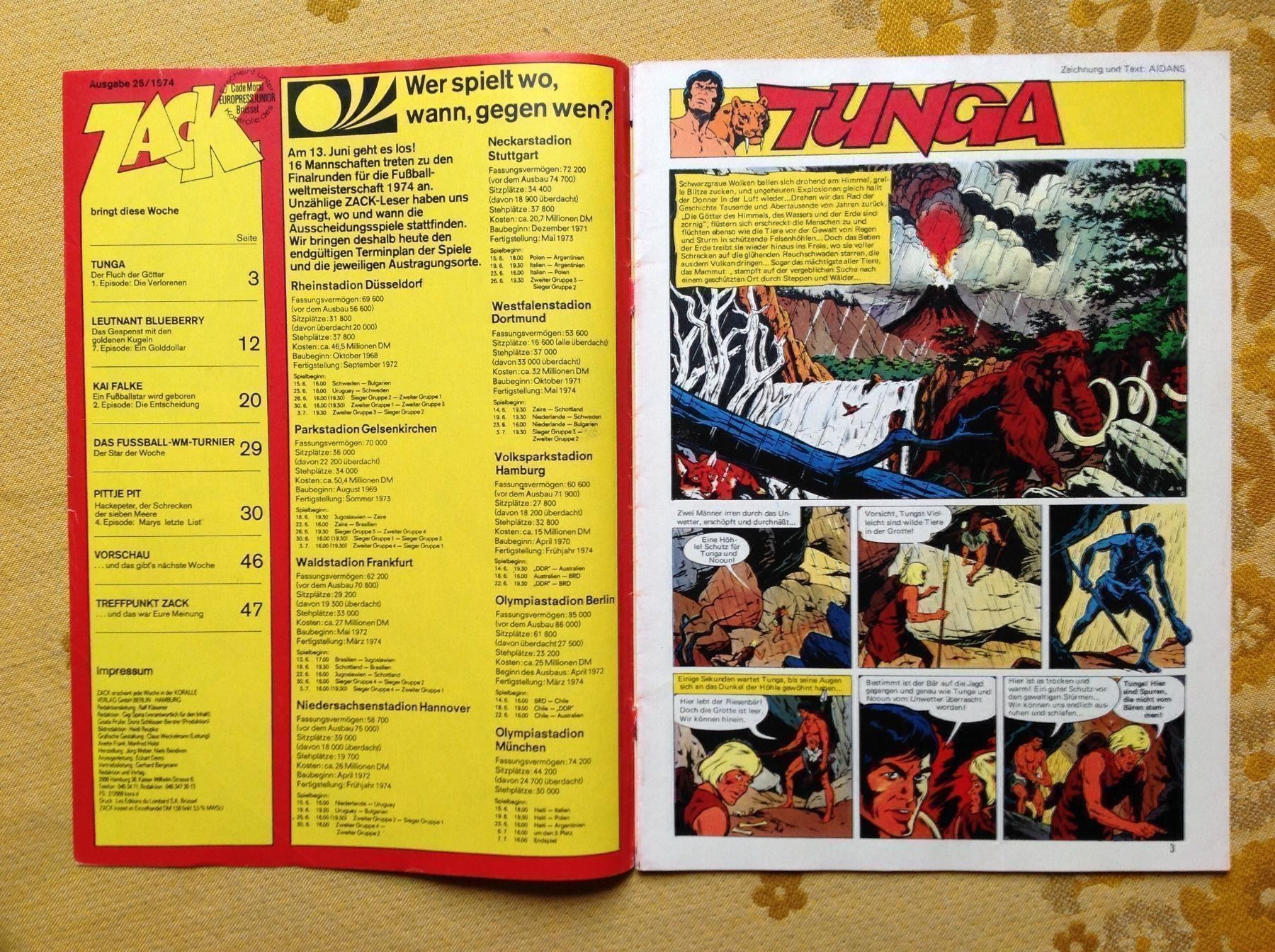 Fumetti: Zack Heft Nr 25 von 1974 – Usato da Endingen venduto da nathan05 1