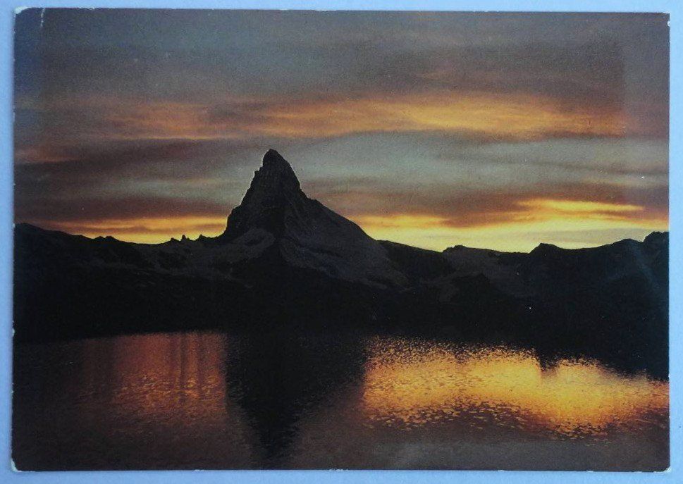 Cartoline postali: Cervin et Stellisee – Usato da Fétigny venduto da Billy2miny