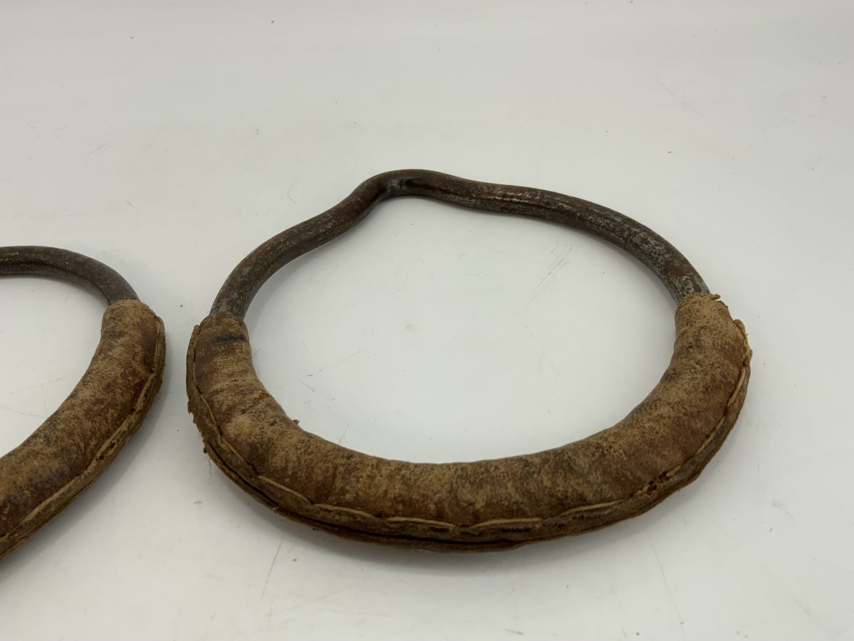 Spielzeuge: Antike Turnringe mit Lederbezug – Gebraucht aus Erlach von silvia3235 2