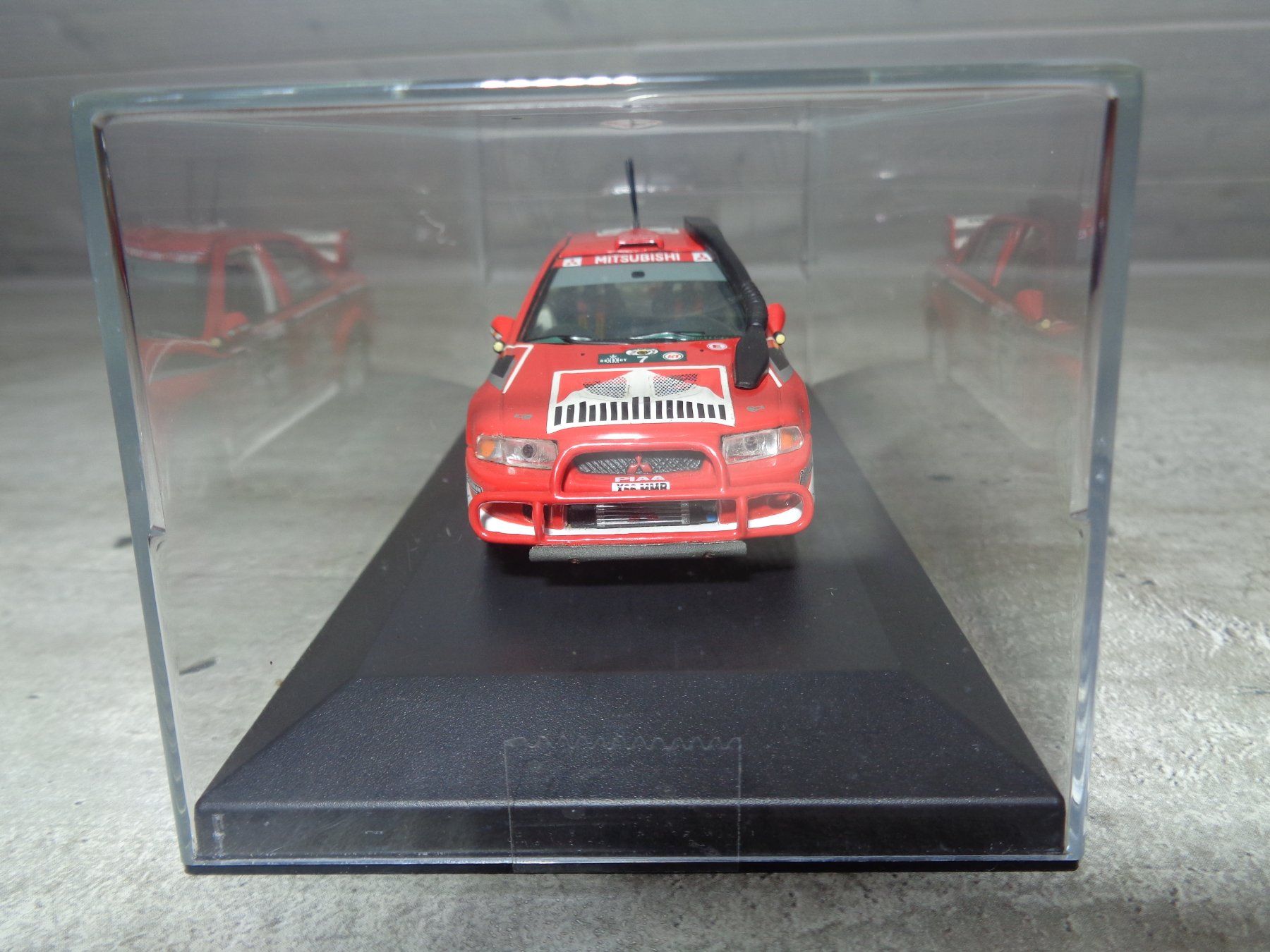 Mitsubishi Modellini d'auto: Ixo 1:43 Mitsubishi Lancer Evo VI Rallye – Usato da Reconvilier venduto da rallycar 2