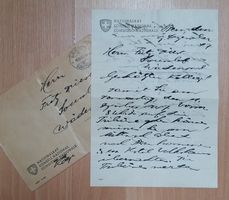 Nationalratsbrief 1947 Bern Bundeshaus
