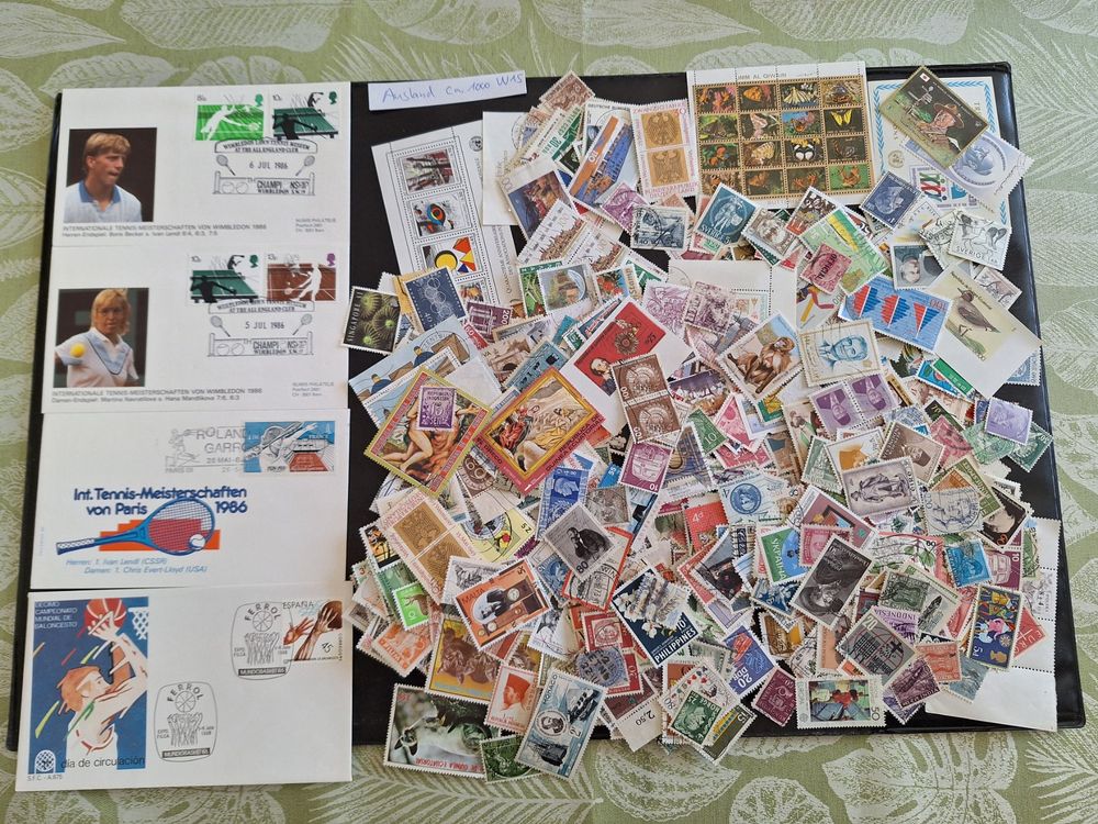 Ca 1000 Ausland-Briefmarken ab Uralt (W15) (Gebraucht) in Genolier für ...