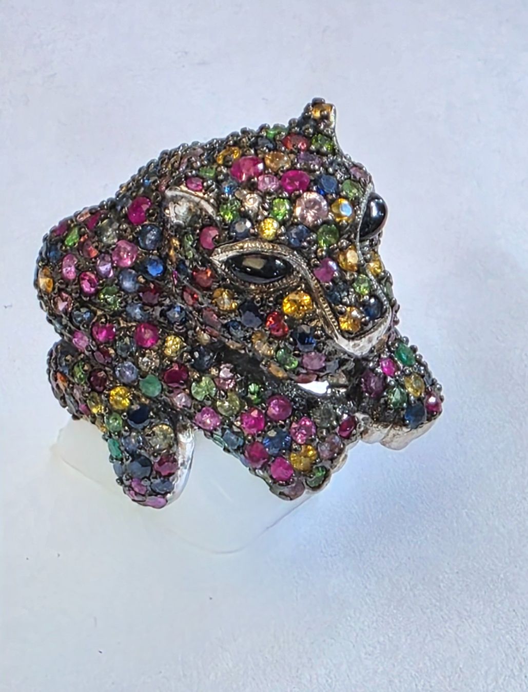 Bagues: Panther Design Ring Edelsteine – Neuf (Voir description) à Zürich par benedikt12 1