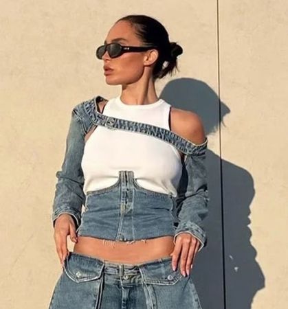 Designer Jeans-Oberteil ♥️